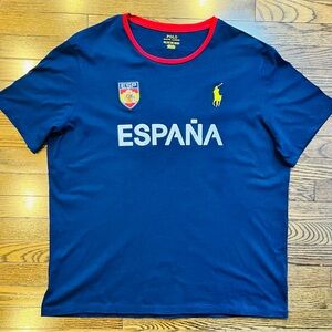 Polo Ralph Lauren España Tee XXL | Crest Patch + Back 910 Graphic